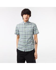 Men's Regular Fit Short Sleeve Check Shirt