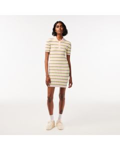 Women's Lacoste French Made Striped Polo Dress