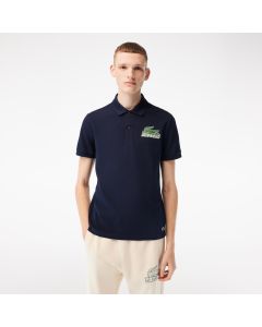 Men's Lacoste Cotton Mini-Piqué Polo Shirt