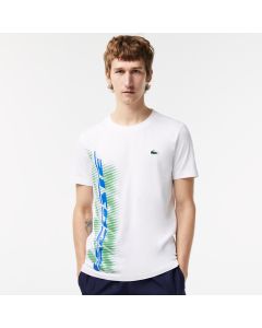 Men's Lacoste Sport Regular Fit T-Shirt With Contrast Branding