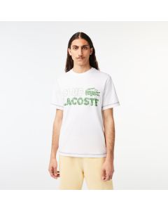 Men's Lacoste Vintage Print Organic Cotton T-Shirt