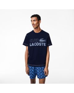 Men's Lacoste Vintage Print Organic Cotton T-Shirt