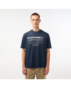 Men's Lacoste Loose Fit Organic Cotton Piqué T-Shirt