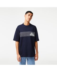 Men's Lacoste Loose Fit Tennis Print T-Shirt