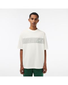 Men's Lacoste Loose Fit Tennis Print T-Shirt