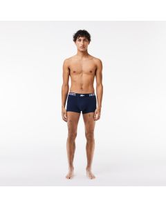 Men’s Lacoste Branded Jersey Trunk Three-Pack