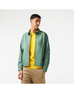Men's Lacoste Zippered Organic Cotton Gabardine Jacket