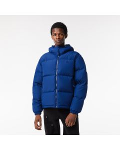 Showerproof Down Jacket with Quilted Croc