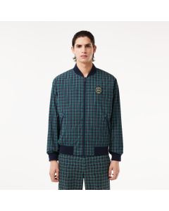 Checked Showerproof Harrington Jacket