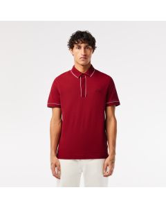 Smart Paris Stretch Cotton Contrast Trim Polo Shirt