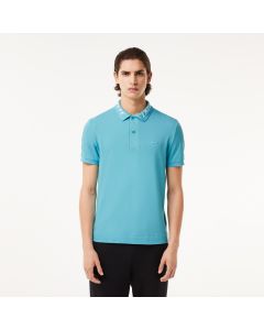 Ultralight Piqué Jacquard Collar Polo Shirt