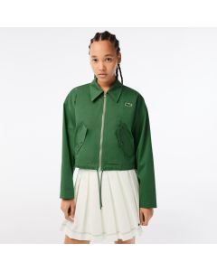 Women's Zipped Cotton Harrington Jacket
