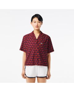 Oversized Short Sleeved Print Shirt