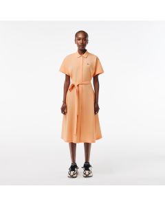 Women’s Lacoste Belted Piqué Polo Dress