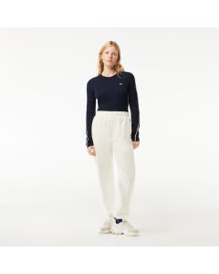 Track Pants with Textured Crocodile