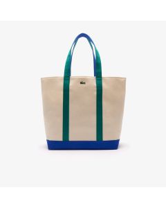 Summer Pack Laptop Pocket Canvas Tote