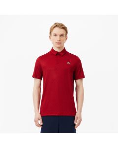 Men’s Lacoste Golf Printed Recycled Polyester Polo Shirt