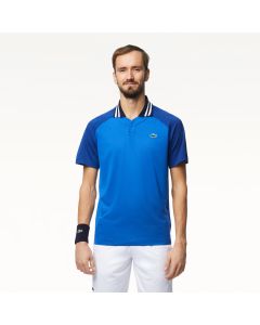 เสื้อโปโลผู้ชาย Lacoste x Daniil Medvedev รุ่นแห้งไว