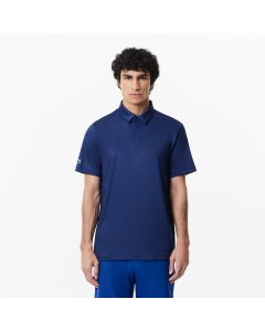 Ultra-Dry Anti-UV Mini Print Golf Polo Shirt