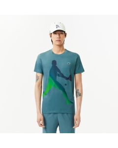 เซ็ทเสื้อยืดผู้ชายลาคอสท์ รุ่น Lacoste Tennis x Novak Djokovic และหมวกแก๊ป