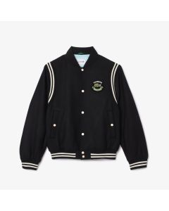 เสื้อ Varsity Jacket ลาคอสท์ วัสดุขนสัตว์พรีเมี่ยม