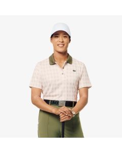 เสื้อโปโลลาคอสท์ Golf พิมพ์ลาย ผ้าแห้งไว ป้องกันรังสี UV