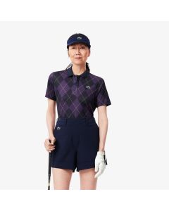 เสื้อโปโลลาคอสท์ Golf พิมพ์ลาย ผ้าแห้งไว ป้องกันรังสี UV