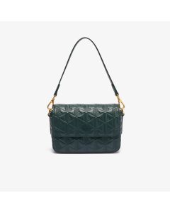 Maheki Embossed Leather Shoulder Bag