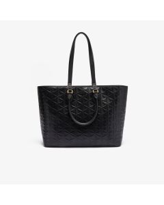 Maheki Embossed Leather Tote