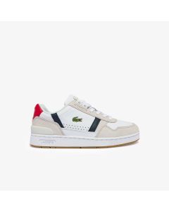 Women’s T-Clip Tricolour Leather and Suede Trainers