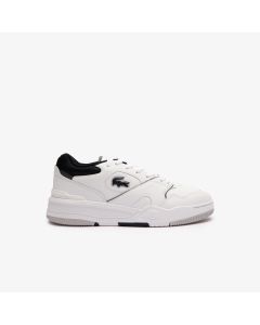 Men’s Lineshot Contrasted Collar Leather Trainers