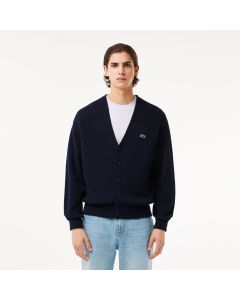 Men’s Lacoste V-Neck Organic Cotton Cardigan