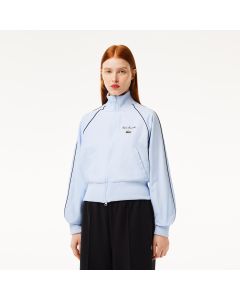 Relaxed Fit Diamond Taffeta Track Jacket