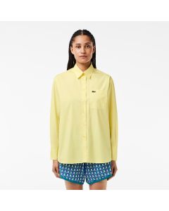 Oversized Fit Cotton Poplin Shirt