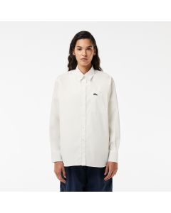 Oversized Fit Cotton Poplin Shirt