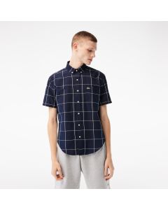 Men’s Lacoste Short Sleeve Check Shirt