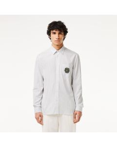 Striped Shirt With Badge