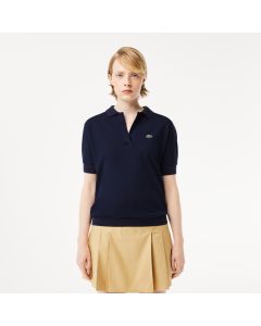 Women’s Lacoste Flowy Piqué Polo Shirt