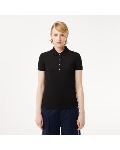 L.12.D Slim Fit Stretch Mini Piqué Polo Shirt