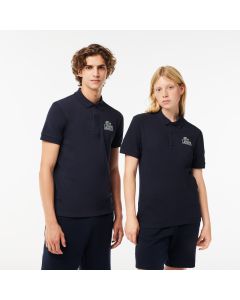 Regular Fit Signature Print Piqué Polo Shirt