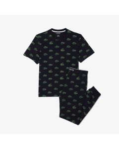 Contrast Branding Pyjamas Set