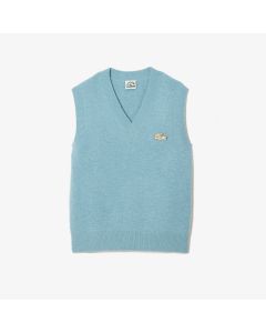 เสื้อสเวตเตอร์ลาคอสท์ แขนกุด Lacoste x le FLEUR