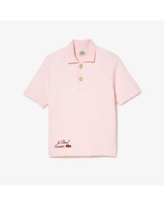 เสื้อสเวตเตอร์ลาคอสท์ คอปกโปโล Lacoste x le FLEUR