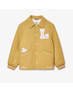 เสื้อแจ็กเก็ตวาร์ซิตี้ Lacoste x le FLEUR