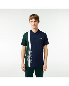 Regular Fit Recycled Knit Tennis Polo Shirt