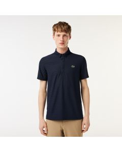 Men’s Lacoste SPORT Textured Breathable Golf Polo Shirt