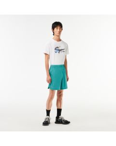 Men’s Lacoste SPORT Check Stretch Mesh Shorts