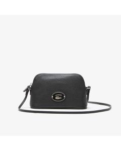 Women’s Lacoste Grained Leather Dome Crossover Bag