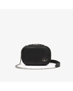 Women’s Lacoste Top Grain Leather Square Shoulder Bag