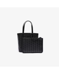 Zely Coated Canvas Monogram Small Tote